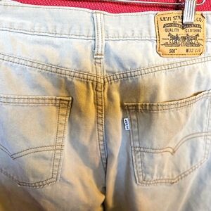 Levi's 508 tan men's jeans size 32x30